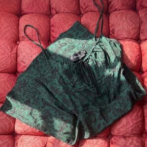 Realisation Green Paisley Mini Dress